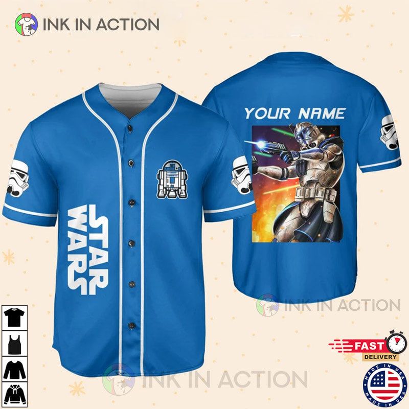 Personalize Starwar Baseball Jersey