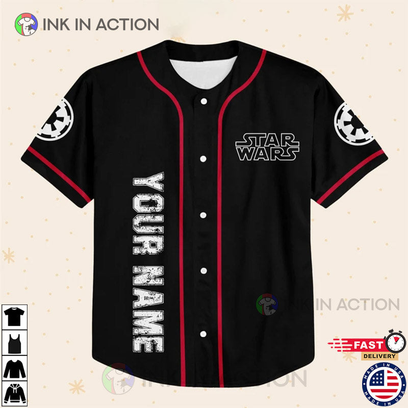 Personalize Starwar Darth Maul Scimitar Baseball Jersey