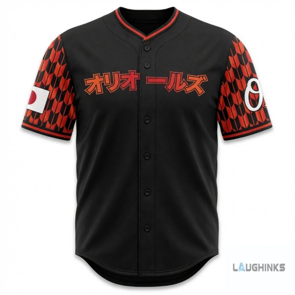 Personalized 2026 Orioles Japanese Heritage Night Baseball Jersey Giveaway