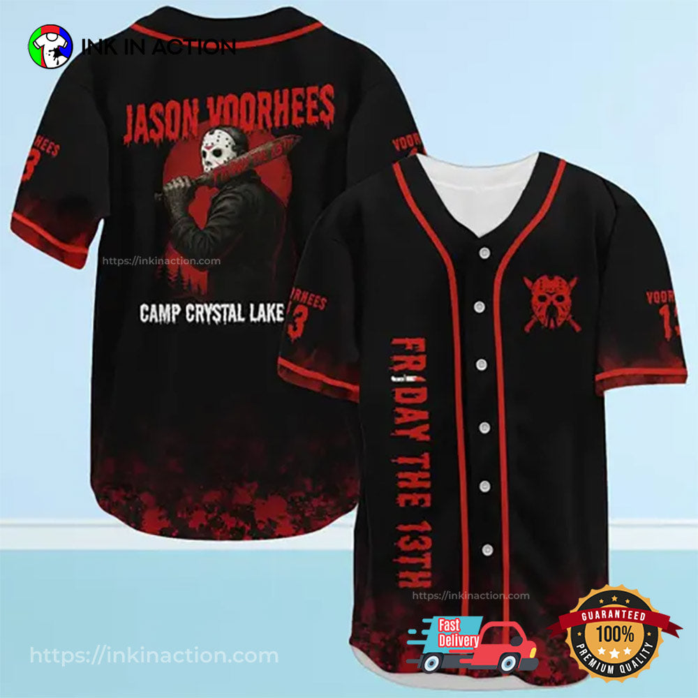 Personalized Aware Of Jason Voorhees Friday The 13th Baseball Jersey