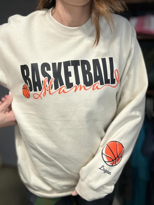 Personalized Basketball Mama Sweatshirt T-Shirts, Hoodie | WearSparks.com