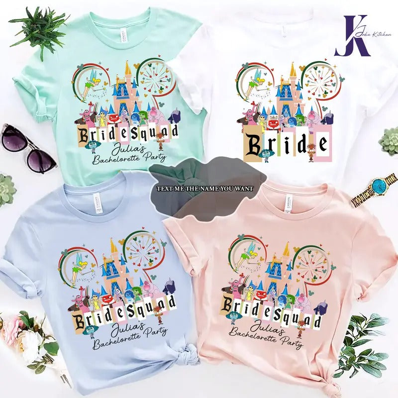 Personalized Bride To Be Comfort Colors Shirt, It's Okay To Feel All The Feels Shirt, Newly Engaged Gift For Her,...