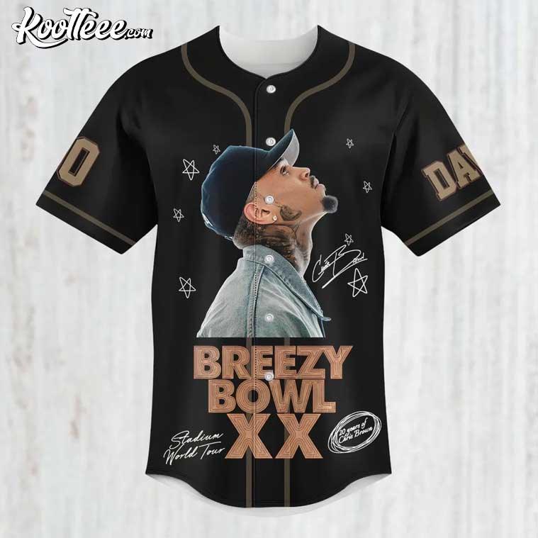 Personalized Chris Brown Breezy Bowl XX Baseball Jersey