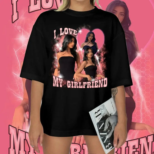 Personalized Customize Photo T-Shirt, I Love My Girlfriend Shirt, I Love My Boyfriend shirt, HL136style{n002}2 Hoodie,...