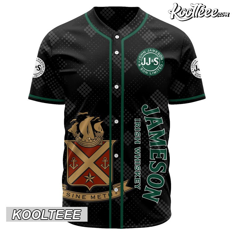 Personalized Jameson Black Baseball Jersey