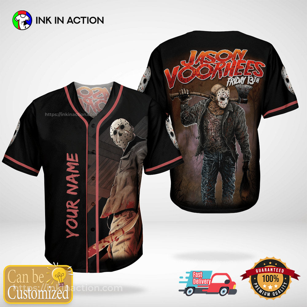 Personalized Jason Voorhees Friday 13th Baseball Jersey