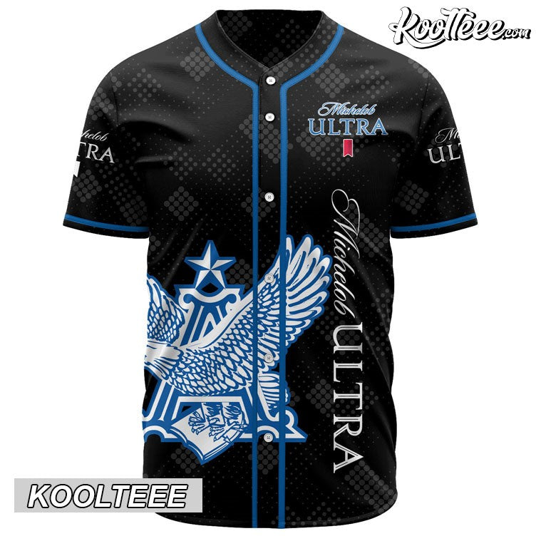 Personalized Michelob ULTRA Black Baseball Jersey
