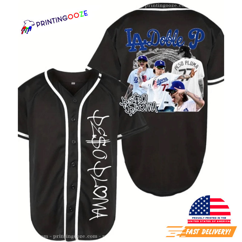 Peso Pluma Doble P LA Baseball Jersey