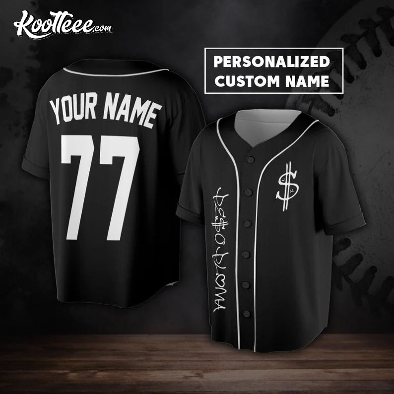Peso Pluma Merch Custom Name Baseball Jersey