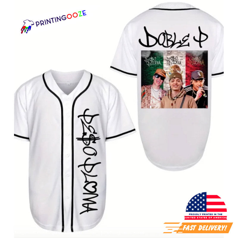 Peso Pluma Doble P Tour 2024 Baseball Jersey