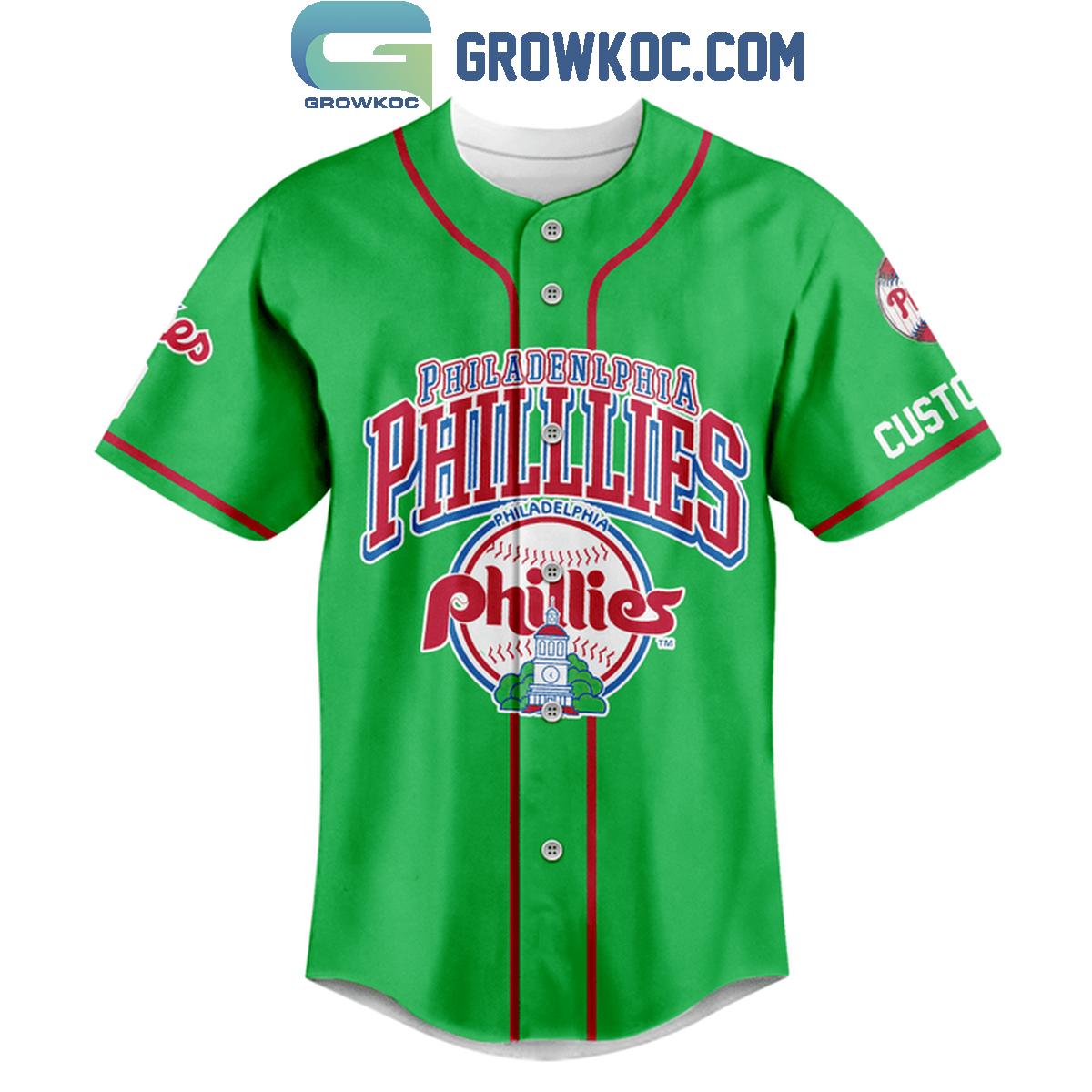 Philadelphia Philles Damn Right I Am A Phillies Fan Personalized Baseball Jersey