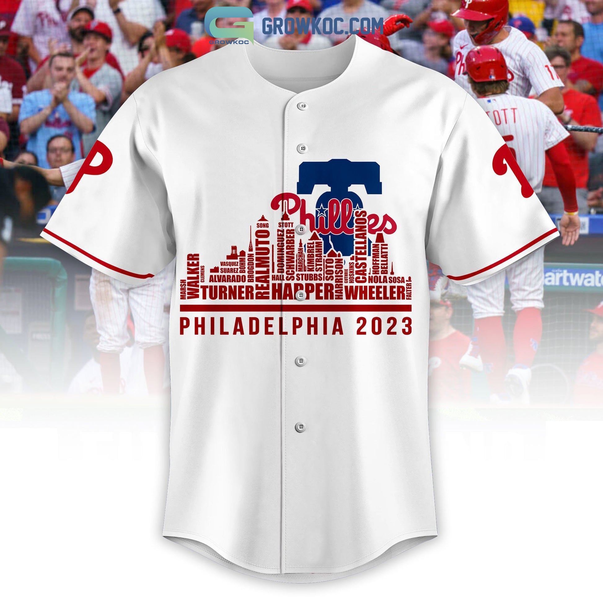 Philadelphia Phillies City Champions Best Team Personalized Baseball Jersey