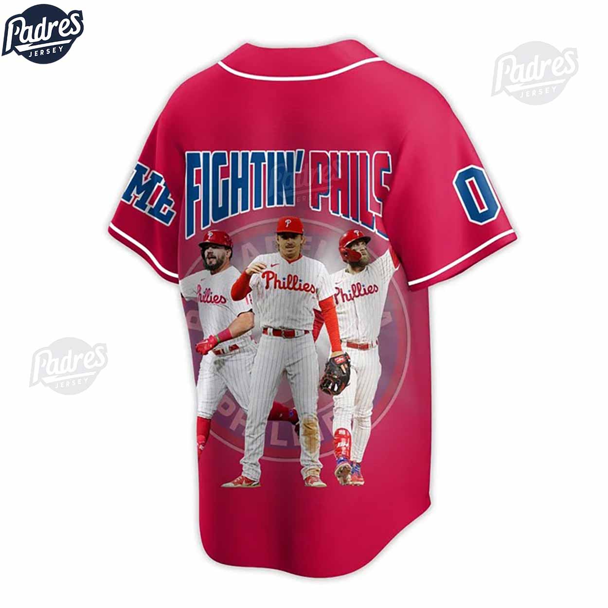 Philadelphia Phillies Dancing On My Own Custom Baseball Jersey - Padres Jersey Oasis: Elevate Your Baseball... (Image 3)