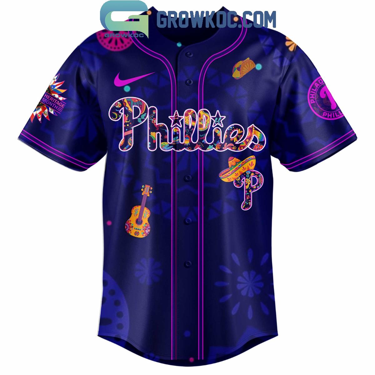 Philadelphia Phillies Hispanic Heritage Celebrations 2025 Baseball Jersey