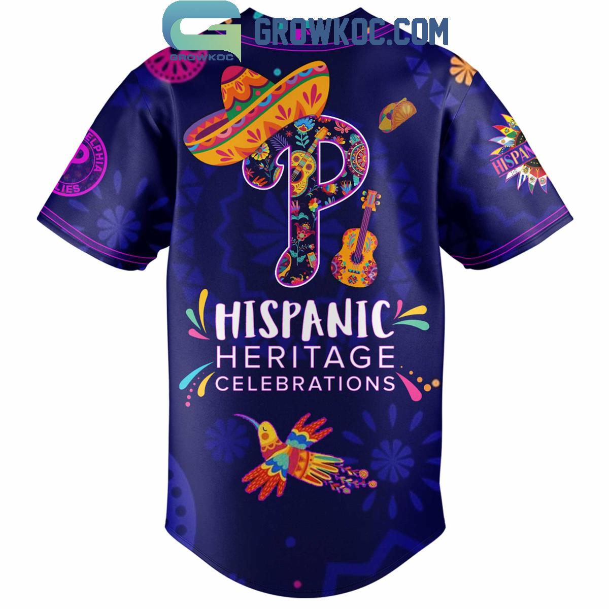 Philadelphia Phillies Hispanic Heritage Celebrations 2025 Baseball Jersey