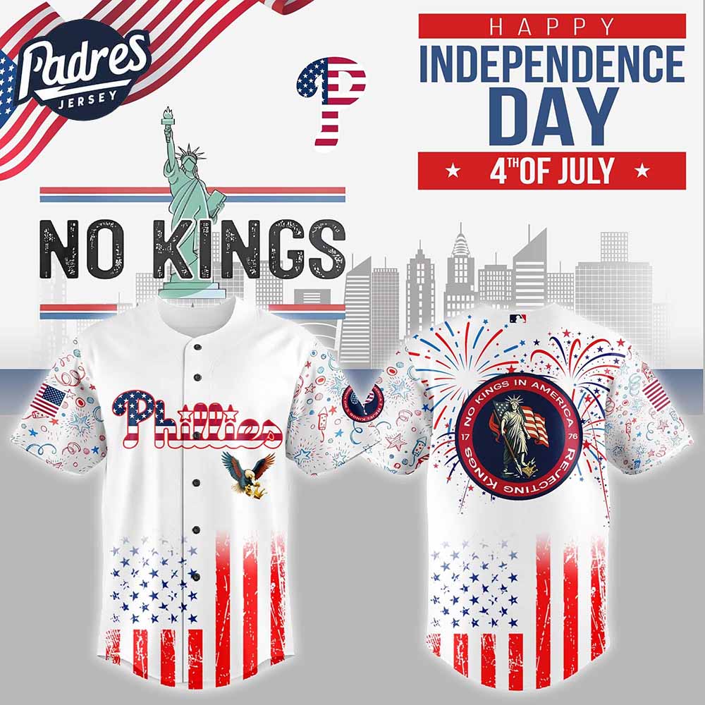 Philadelphia Phillies MLB X The 4th Of July X Military Custom Baseball Jersey - Padres Jersey Oasis: Elevate Your...