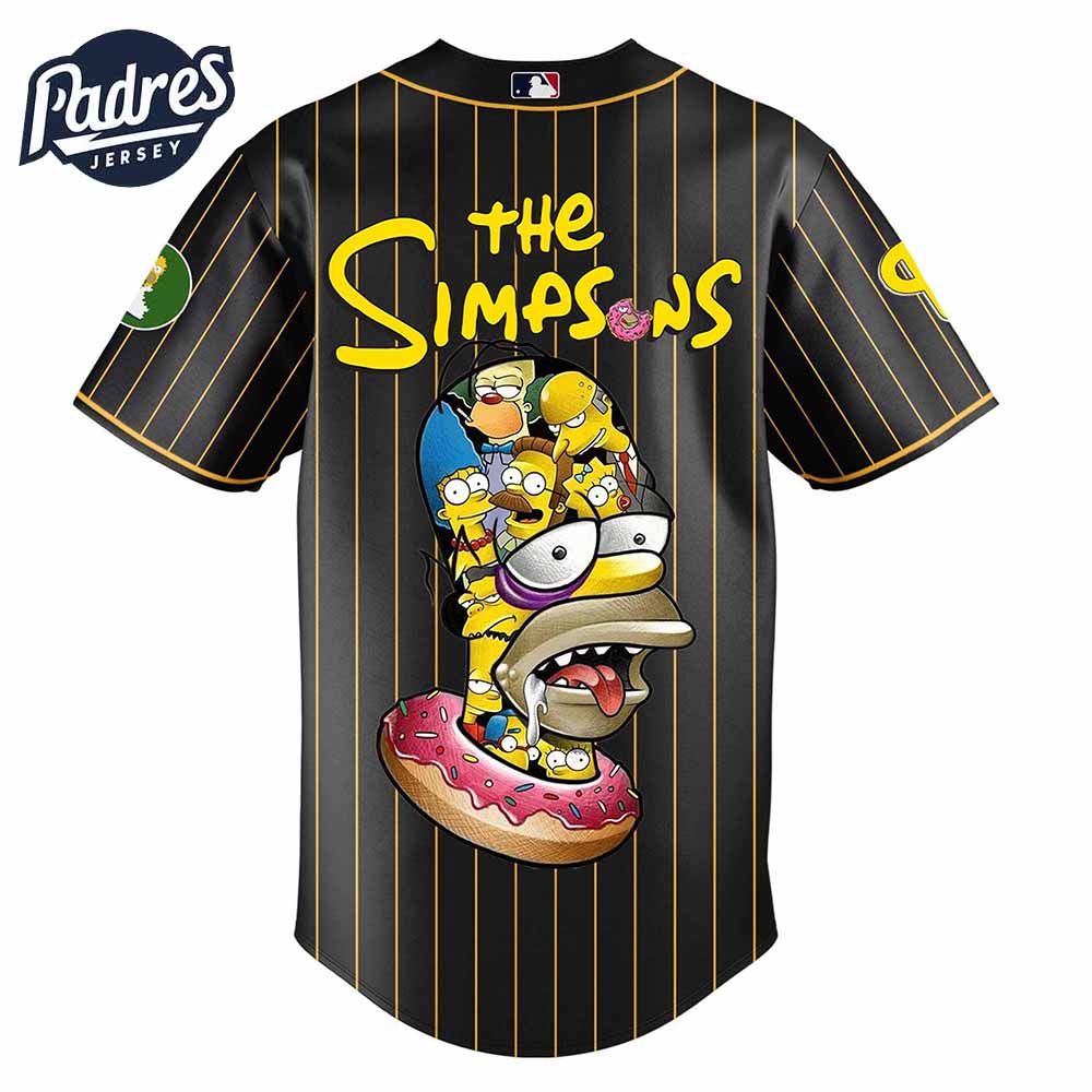 Philadelphia Phillies MLB x The Simpsons Baseball Jersey Style - Padres Jersey Oasis: Elevate Your Baseball... (Image 3)