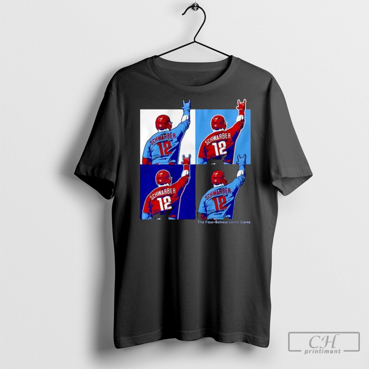 Philadelphia Phillies The Four Schwarbomb Game Shirt