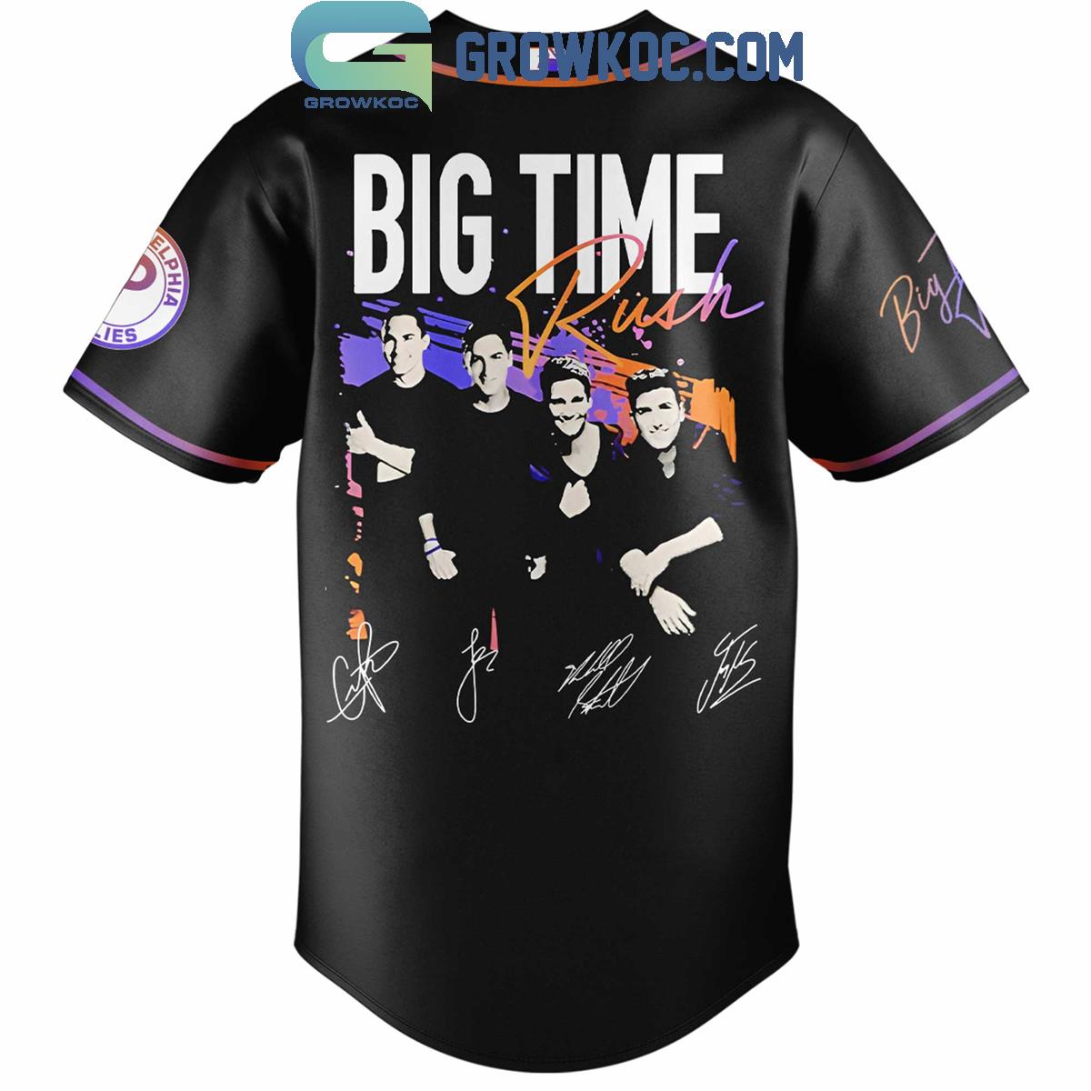 Philadelphia Phillies x Big Time Rush Tour 2025 Baseball Jersey