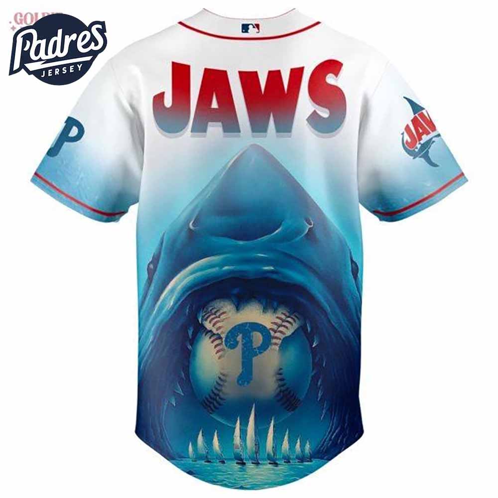 Philadelphia Phillies x Jaws 2025 Baseball Jersey - Padres Jersey Oasis: Elevate Your Baseball Style Game... (Image 3)