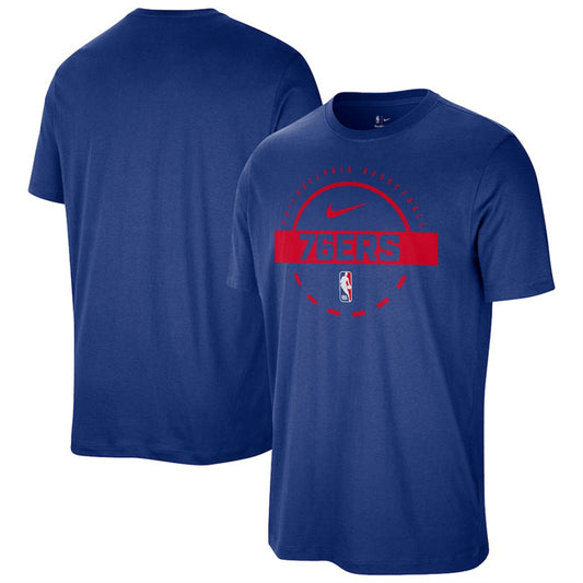 Philadelphia 76ers Royal Practice T-Shirt