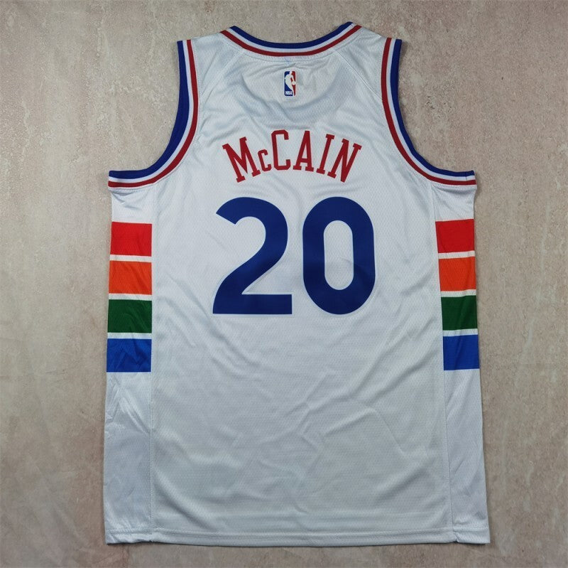 Philadelphia 76ers #20 McCain Hot Press 76 Style 1