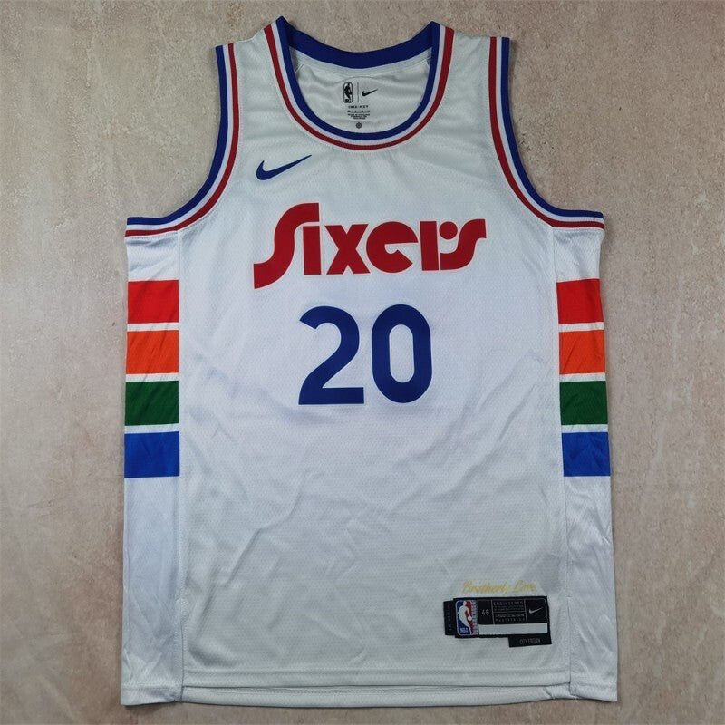Philadelphia 76ers #20 McCain Hot Press 76 Style 2