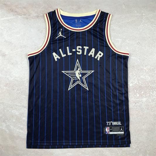 Philadelphia 76ers #21 Joel Embiid 2024 NBA All-Star Swingman Jersey Hot Press 24 All-Star Blue Hot Press S-XXL Style 2