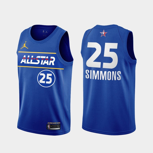Philadelphia 76ers #25 Ben Simmons ben-simmons-2021-all-star-eastern-conference-blue-76ers-jersey.jpg
