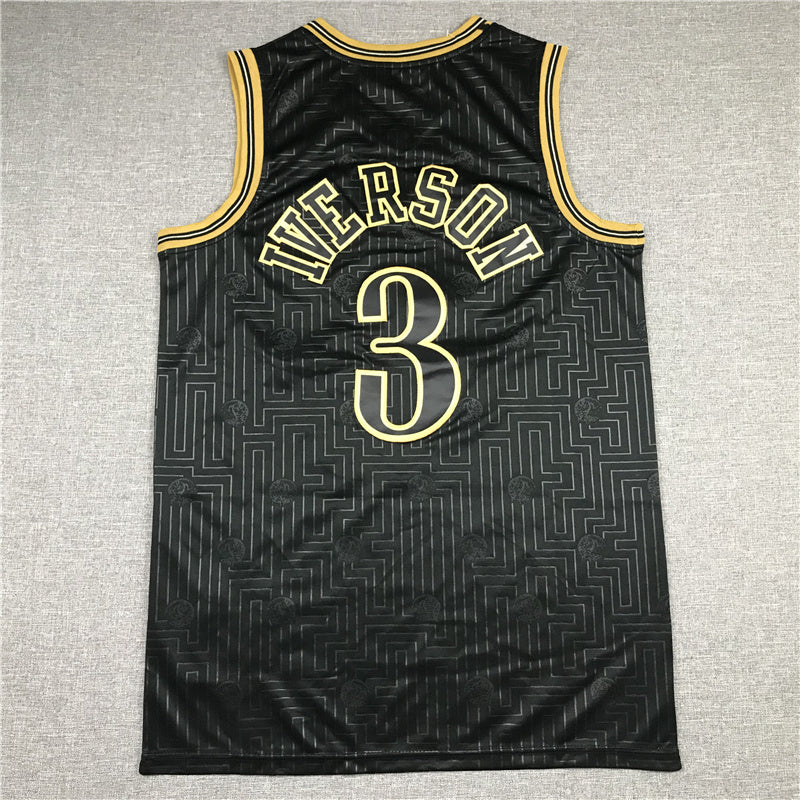 Philadelphia 76ers #3 Allen Iverson 76 3 Edition Iverson Style 2