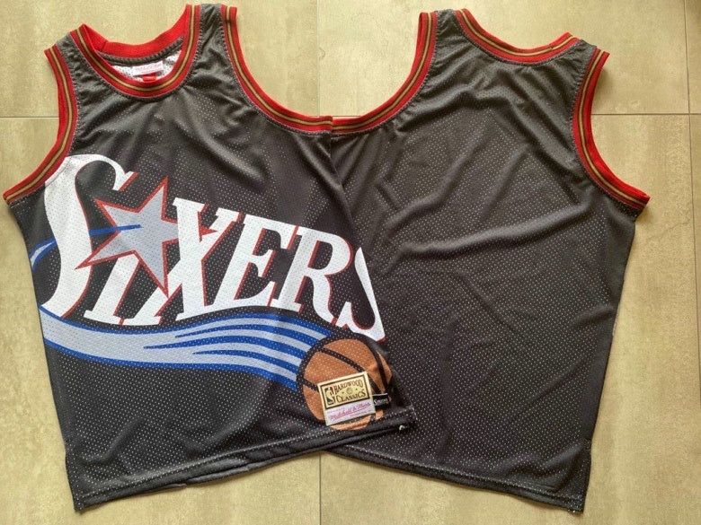 Philadelphia 76ers mitchell&ness big face 76 Size