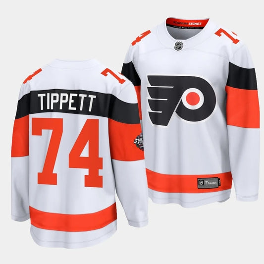 Philadelphia Flyers #74 Owen Tippett 2024 NHL Stadium Series Jersey – White