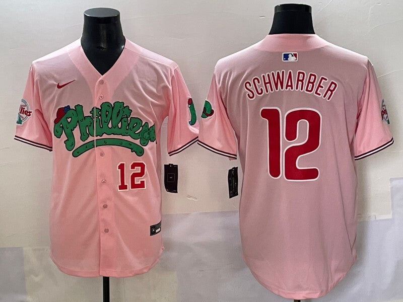 Philadelphia Phillies #12 Kyle Schwarber Phillies 4 Collaboration Style 1