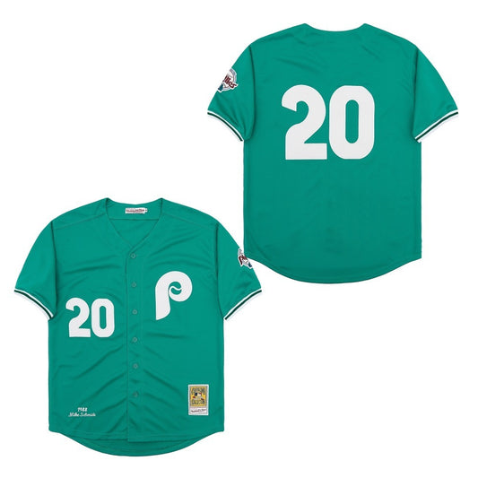 Philadelphia Phillies #20 Mike Schmidt Phillies #20 Green