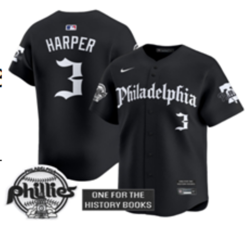 Philadelphia Phillies #3 Bryce Harper Phillies 5 Collaboration Style 5