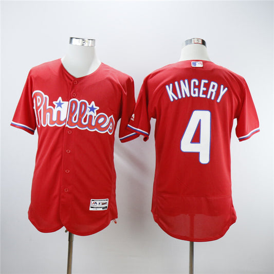 Philadelphia Phillies #4 Scott Kingery Phillies 4 Red Elite