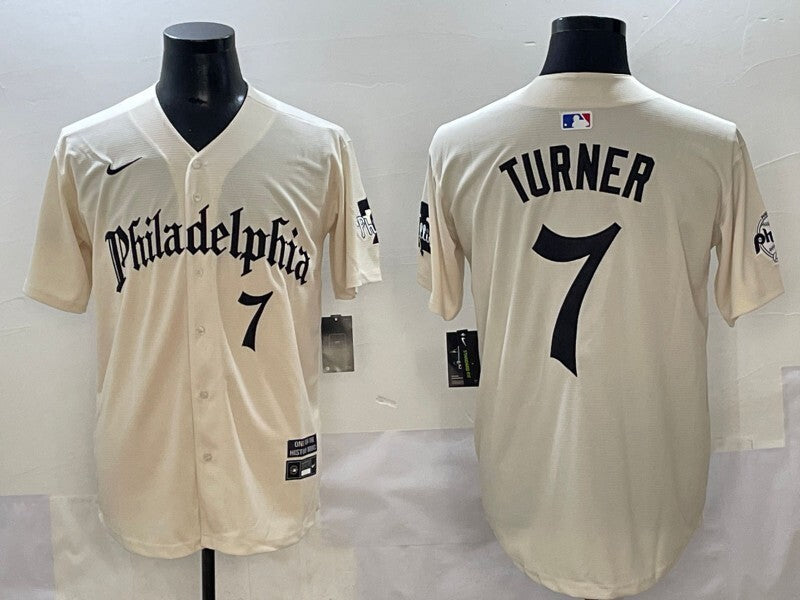 Philadelphia Phillies #7 Trea Turner Phillies 5 Collaboration Style 1