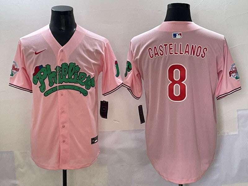 Philadelphia Phillies #8 Nick Castellanos Phillies 4 Collaboration Style 2
