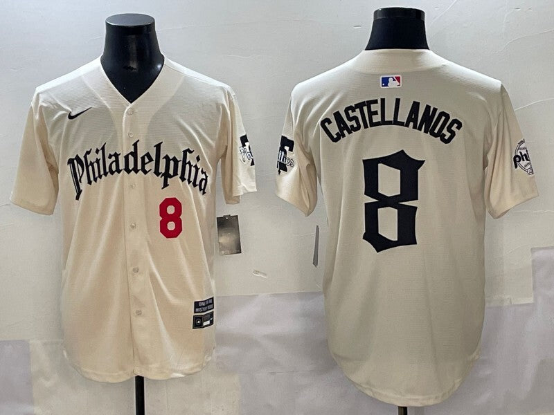 Philadelphia Phillies #8 Nick Castellanos Phillies 5 Collaboration Style 1