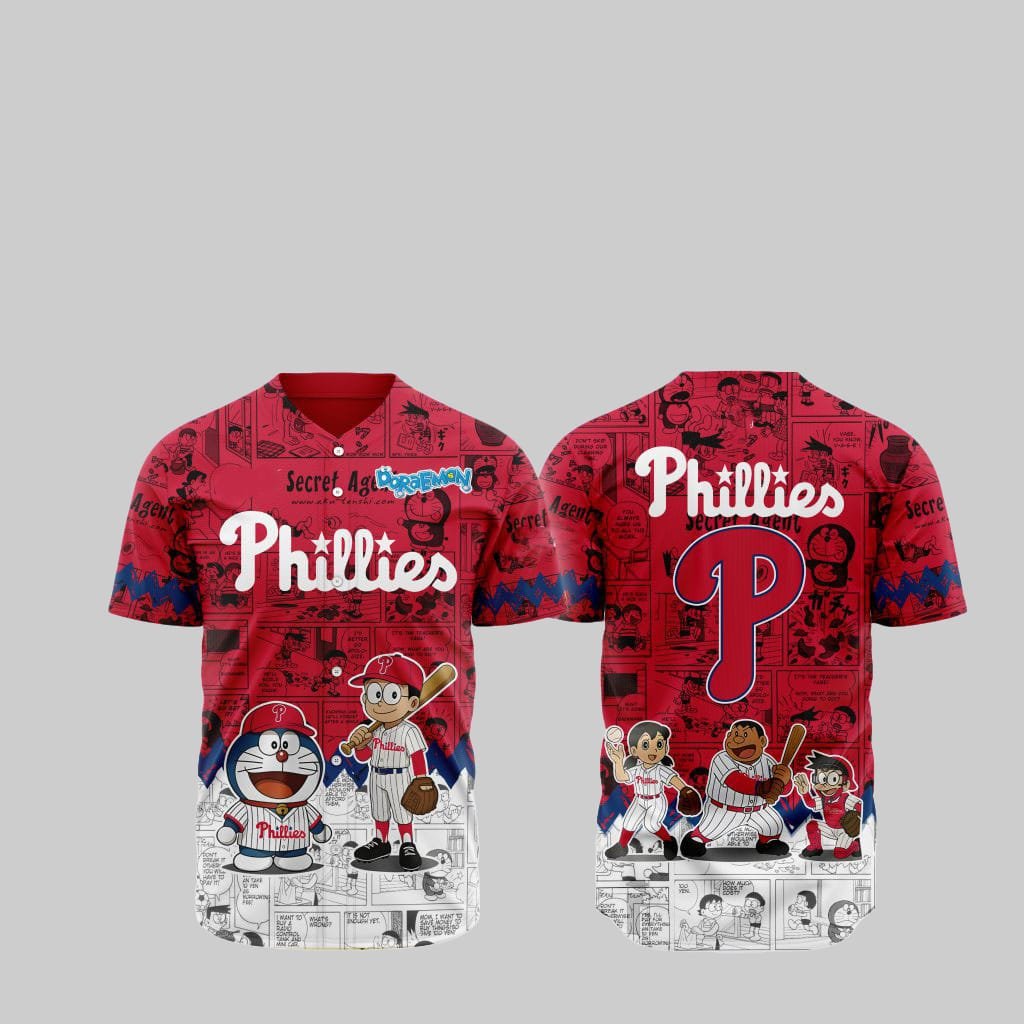 Phillies Doraemon Jersey 2025 - Grishko.com T-Shirts, Hoodie, Sweatshirt | WearSparks.com