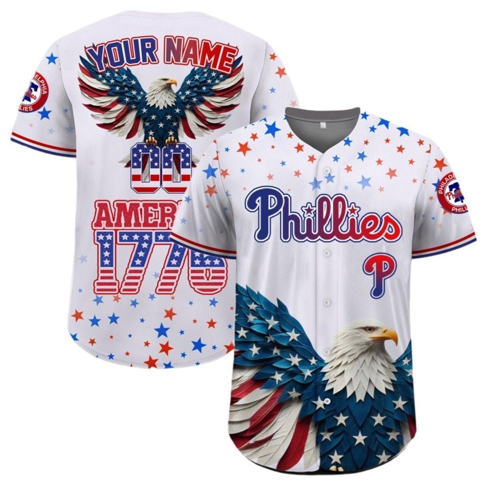 Phillies Independence Day Baseball Jersey 2025 - Grishko.com T-Shirts, Hoodie, Sweatshirt | WearSparks.com (Image 2)