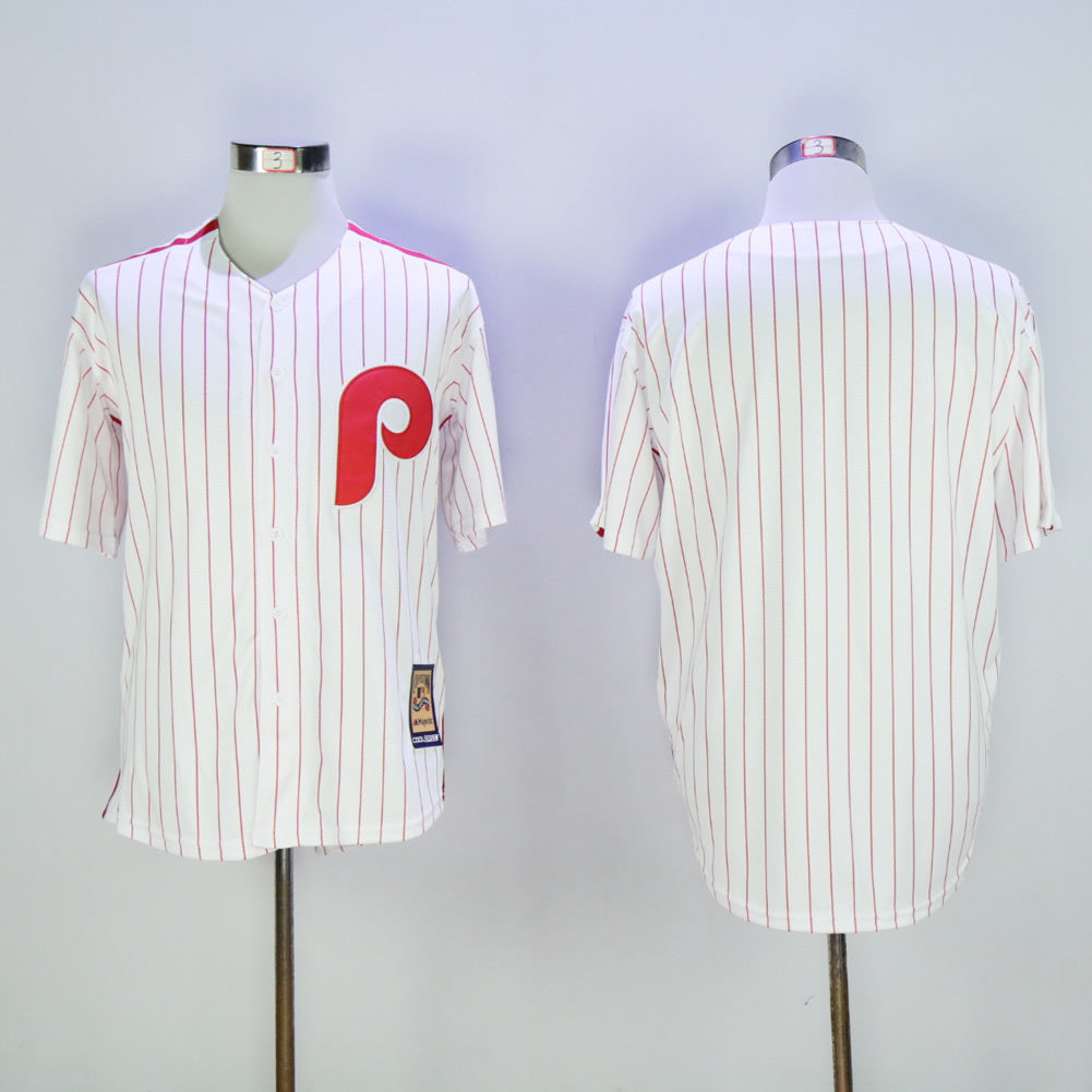 Phillies White Red Retro Blank Fan Edition