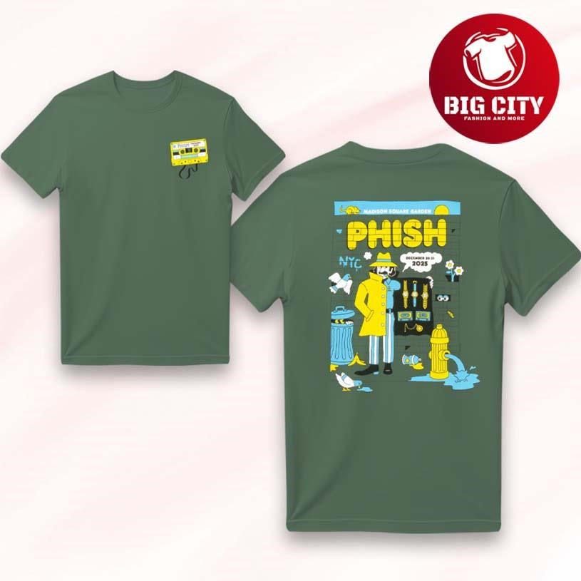 Phish Bootlegger Cassette New Years Eve 25 Two Sided Shirt