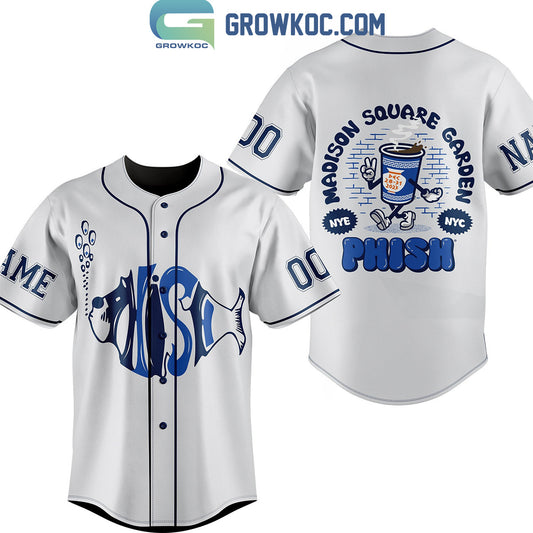 Phish Madison Square Garden Personalized Baseball Jersey