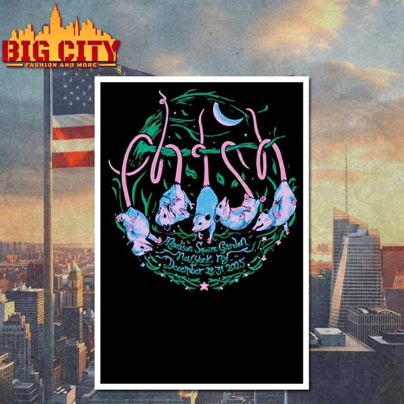 Phish NYE Madison Square Garden On Dec 28-31 2025 shirt