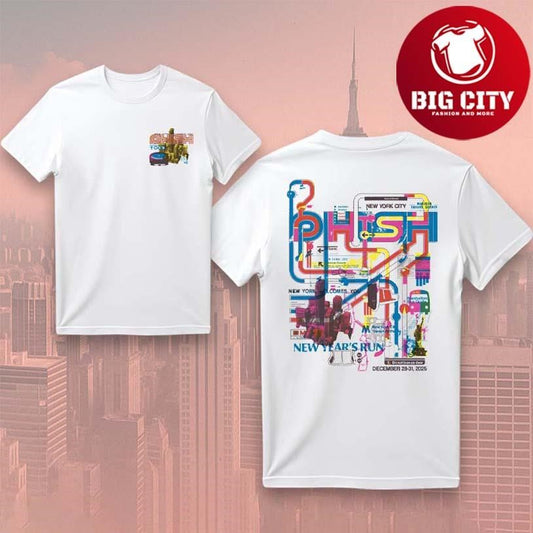 Phish New York City Dec 28-31 2025 New Years Run Two Sided Shirt