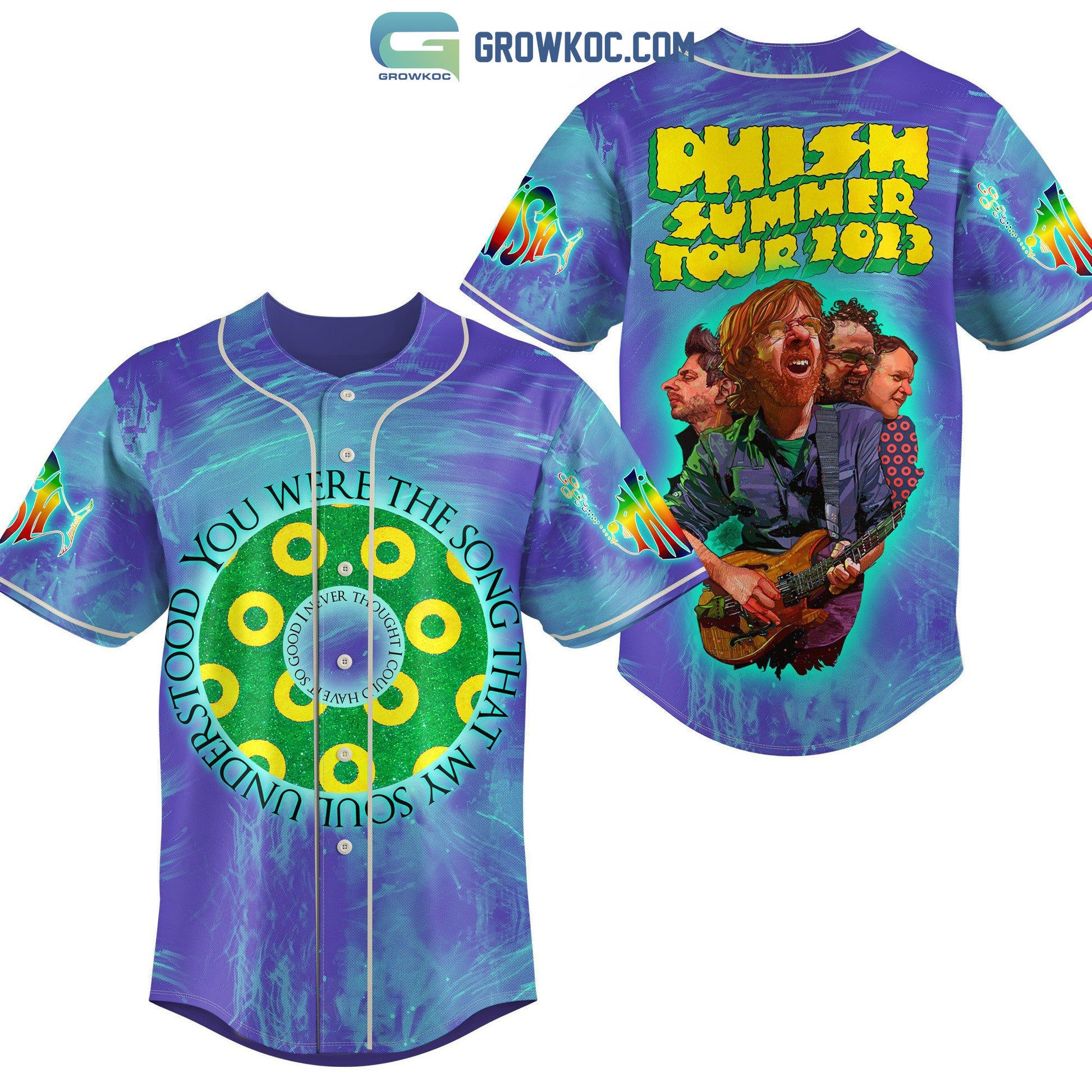 Phish Summer Tour 2023 Personalized Baseball Jersey