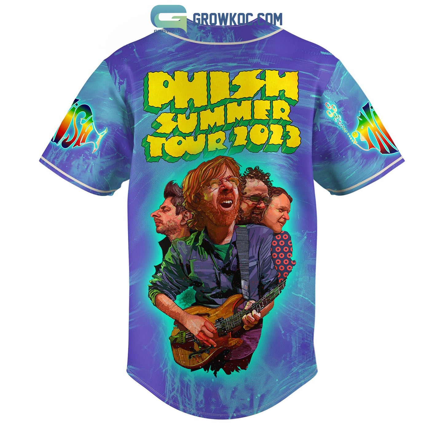 Phish Summer Tour 2023 Personalized Baseball Jersey
