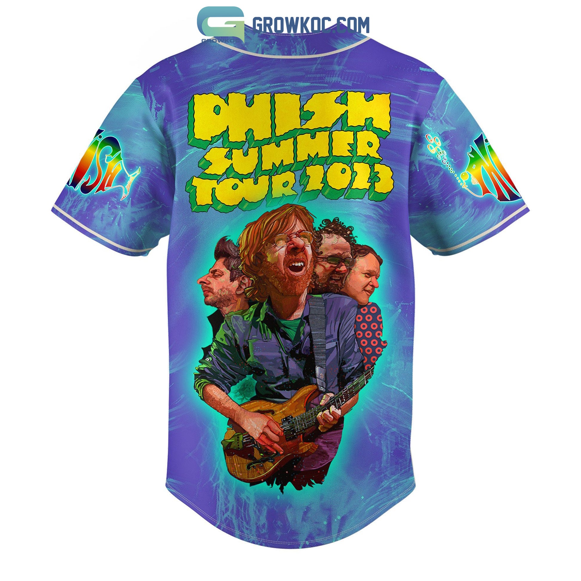 Phish Summer Tour 2023 Personalized Baseball Jersey