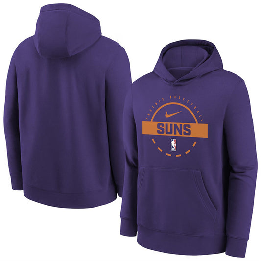 Phoenix Suns Purple 2025 26 Practice Club Pullover Hoodie